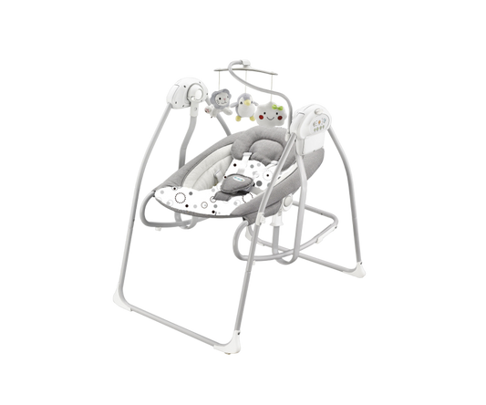 Columbio Y Silla Rebotador White Gray Circle Born
