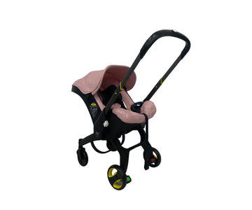 Coche Con Asiento De Auto Sin Base Rosado Born