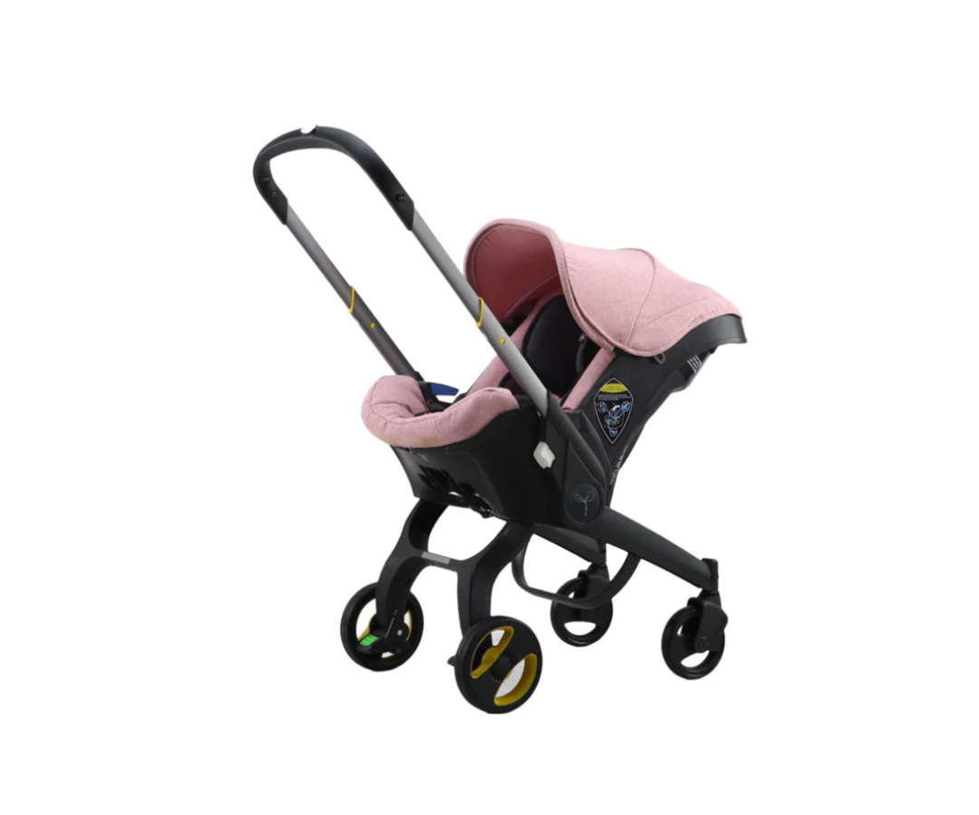 Coche Con Asiento De Auto Sin Base | Rosado - Born