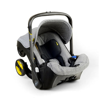 Coche Con Asiento De Auto Sin Base Gris Born