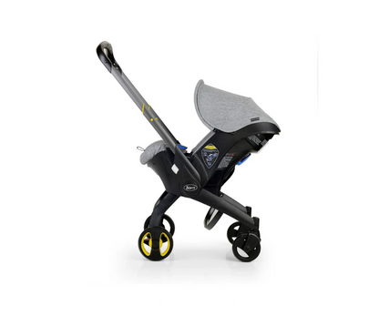 Coche Con Asiento De Auto Sin Base | Gris - Born