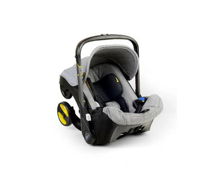 Coche Con Asiento De Auto Sin Base | Gris - Born