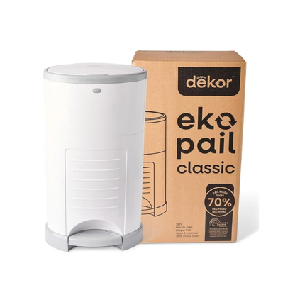 Basurero Eko Classic  | White - Dekor