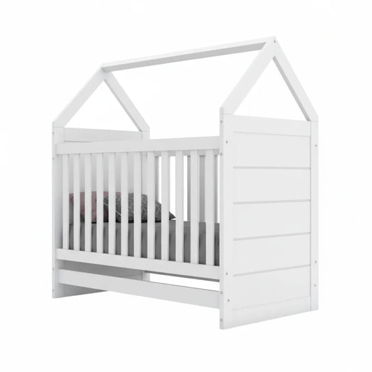 Cuna Convertible Montessori Blanca