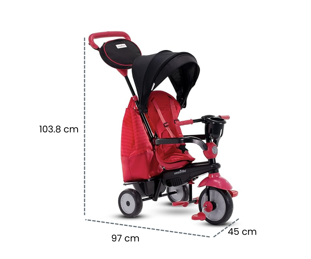 Triciclo smart best sale trike rojo