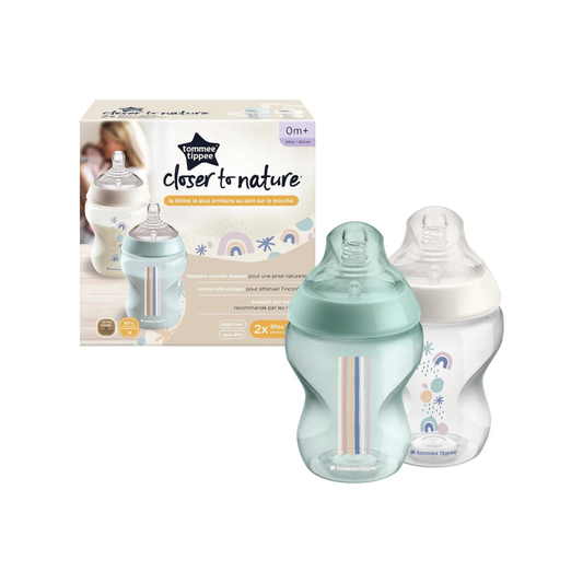 Biberon Closer To Nature 9Oz Niño X 2 Unidades Tommee Tippee