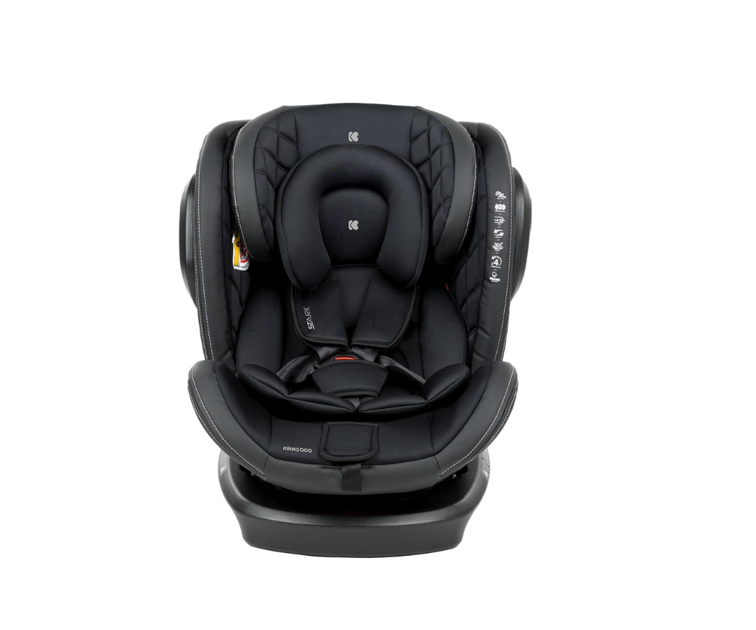 Asiento Stark Isofix Negro Kikkaboo