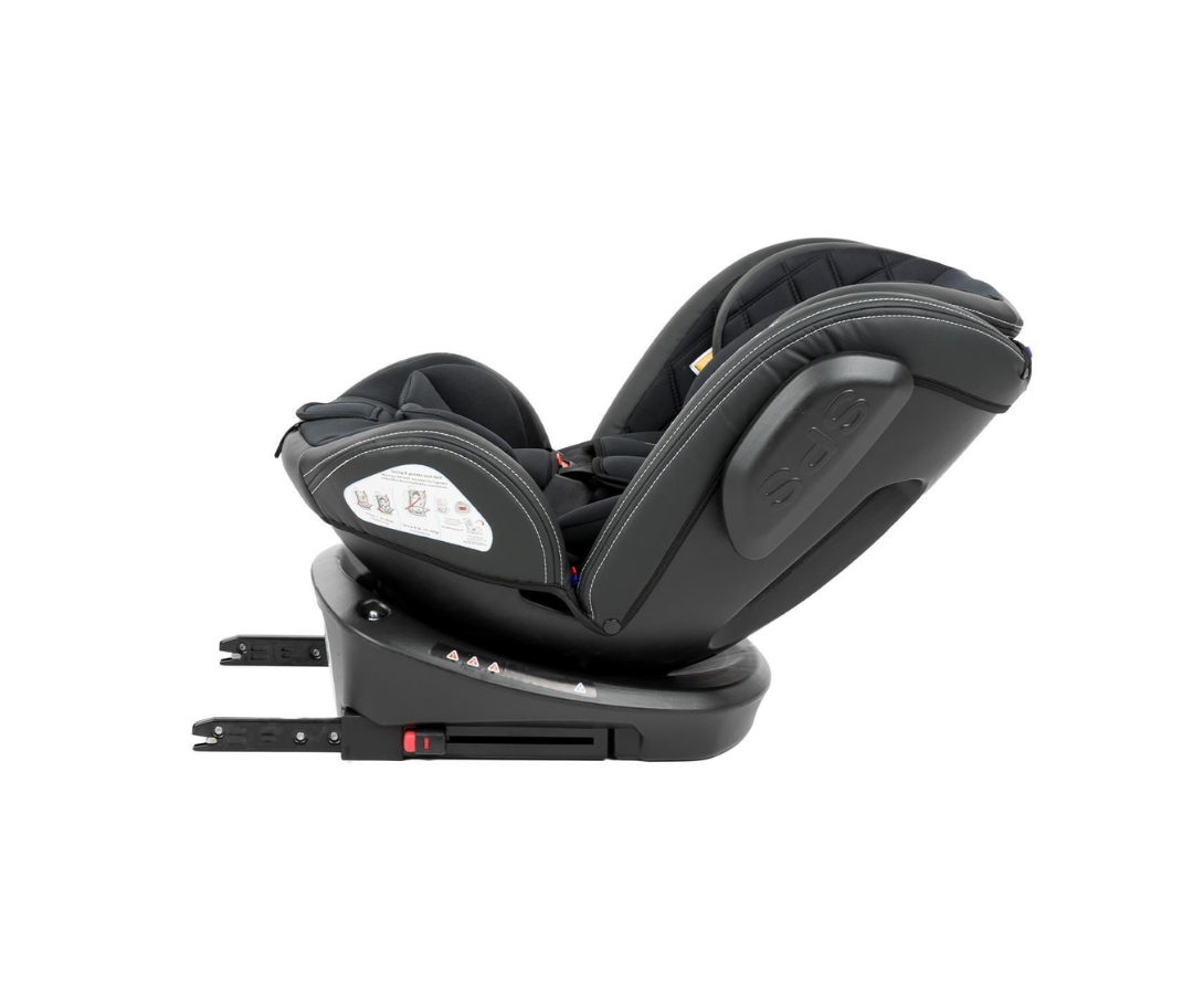 Asiento Stark Isofix Negro Kikkaboo