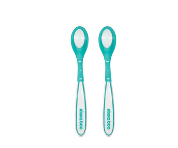 Cucharas Heat Sensing X2 Menta  Kikkaboo