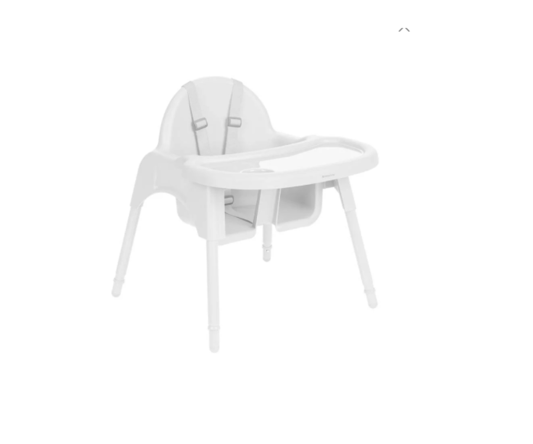 Silla De Comer Jammy 2 En 1 Blanca Kikkaboo