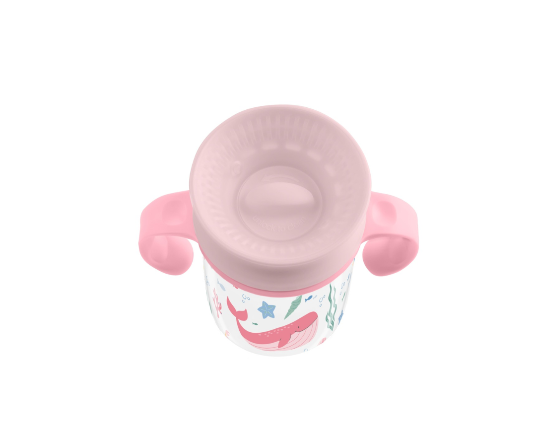 Vaso 360° Deep Sea Rosado  Kikkaboo
