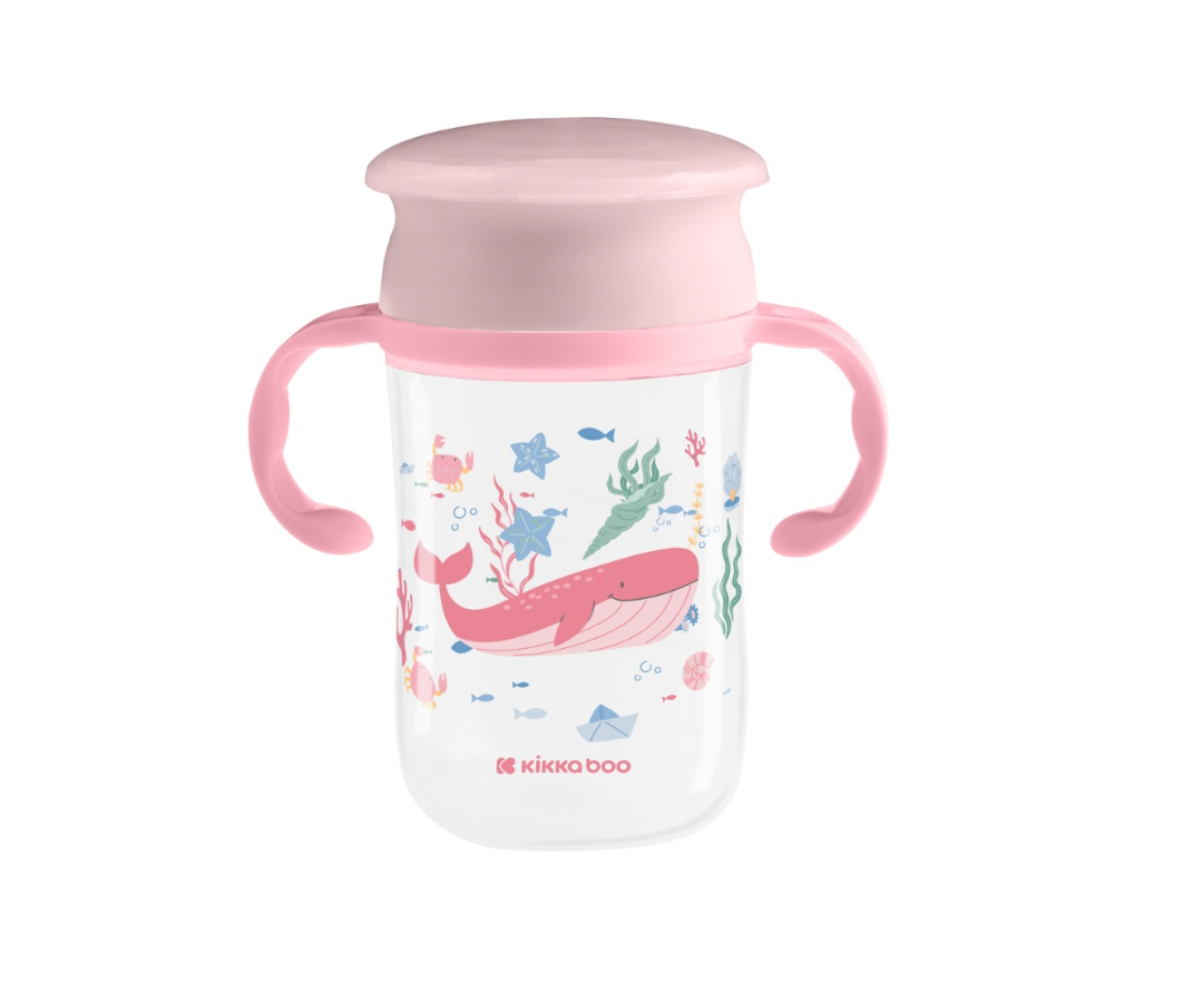 Vaso 360° Deep Sea Rosado  Kikkaboo