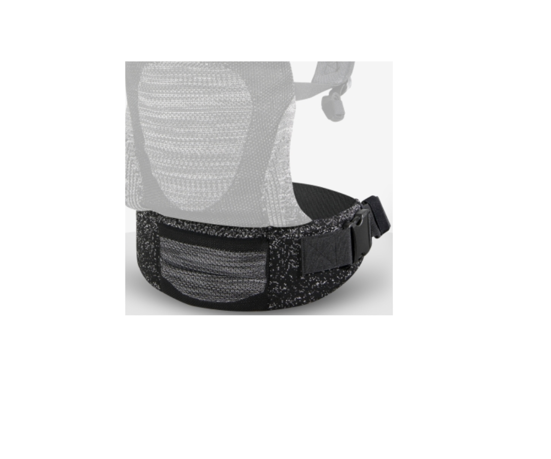 Canguro Gwen Hoody Fly Knit Negro Kikkaboo