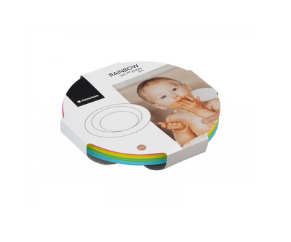 Set  Platos X4 Arcoíris Kikkaboo