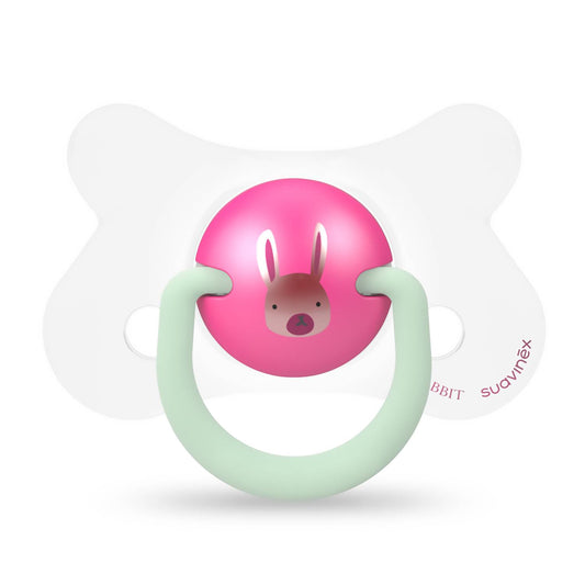 CHUPON NIGHT&DAY TETI FISIO RABBIT 4-18 M X 2 ROSA