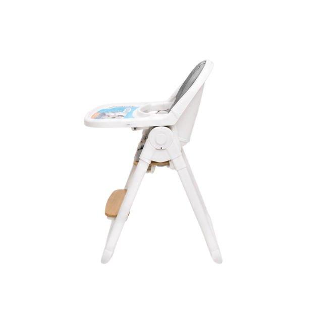 Silla de Comer 4 en 1, Bouncer, Montessori 0-36M | Gris - Born