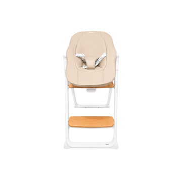 Silla de Comer 4 en 1, Bouncer, Montessori 0-36M | Beige - Born