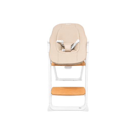 Silla de Comer 4 en 1, Bouncer, Montessori 0-36M | Beige - Born
