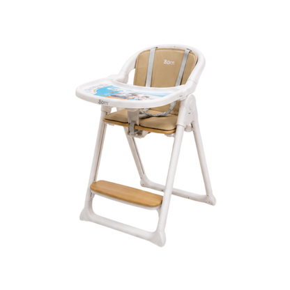 Silla de Comer 4 en 1, Bouncer, Montessori 0-36M | Beige - Born