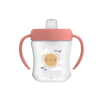 Vaso Con Asas B/ Suave Antiderrame | Rosa - Dr. Browns