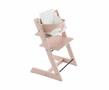 Combo Silla Tripp Trapp Y Baby Set | Serene Pink (Gratis Baby Cushion)