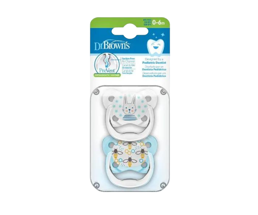 SET X 2 CHUPO PREVENT / TAPA 0 A 6M. CONE Y AVEJ
