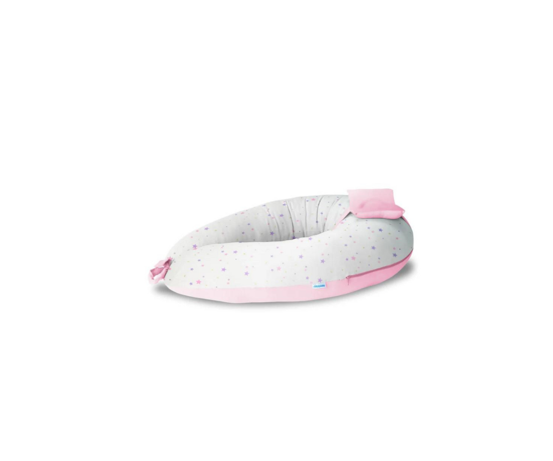 Bumer Pillow Con Diseño Rosado Monchitos