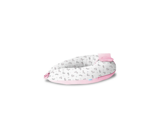 Bumer Pillow Con Diseño Rosado Monchitos