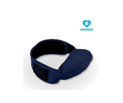 Baby Hip Carrier Azul Monchitos