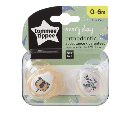 Chupones Every Day Naranja  X2 Tommee Tippee