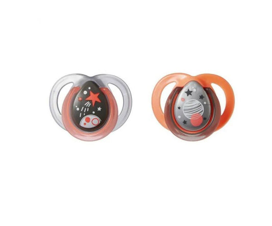 Chupón Night Time Naranja / Verde X 2 Tommee Tippee