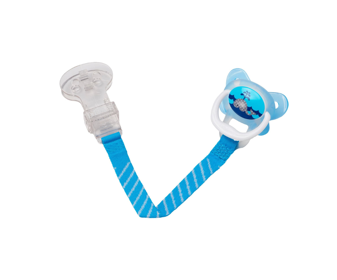 Sujetador Para Chupones Celeste  Dr. Browns