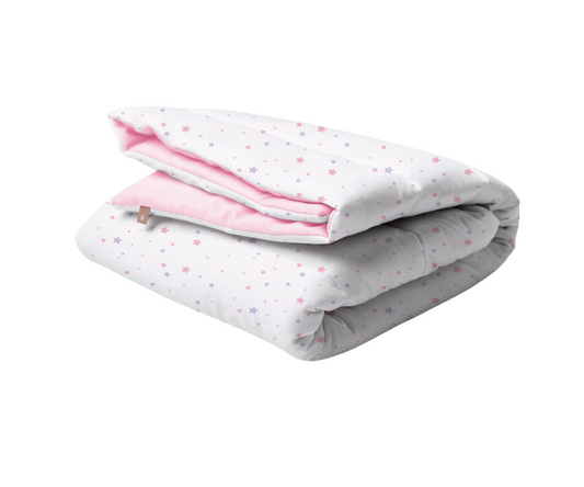 Edredón Cuna Estrellas | Rosado B4 Baby