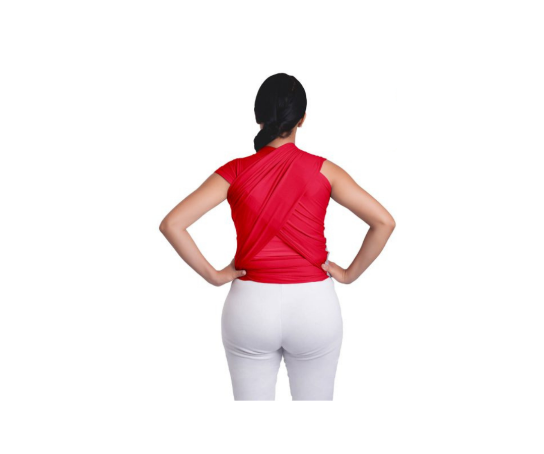 Fular Clásico Ergonómico Rojo Monchitos