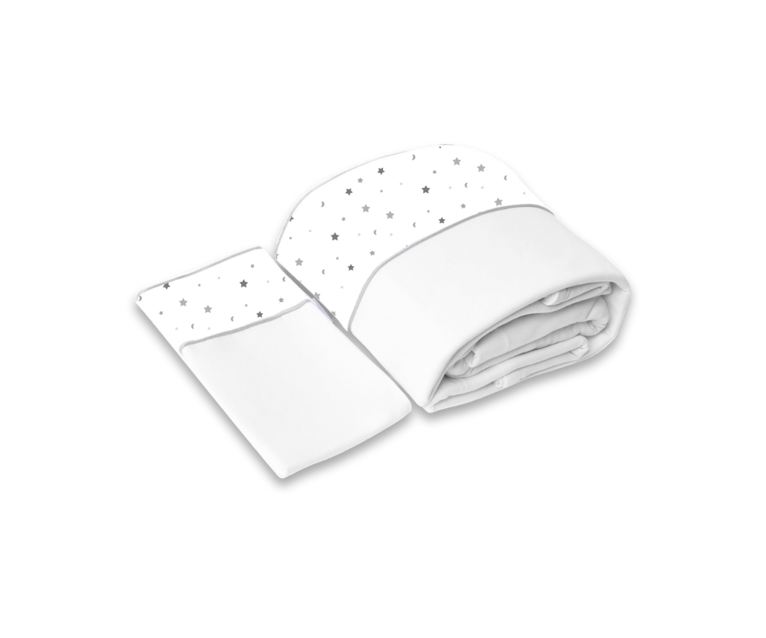 Sabanas Para Cuna Estrellas | Gris B4 Baby