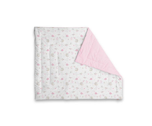 Set De Cuna  Elefante Y Arcoíris | Rosado B4 Baby