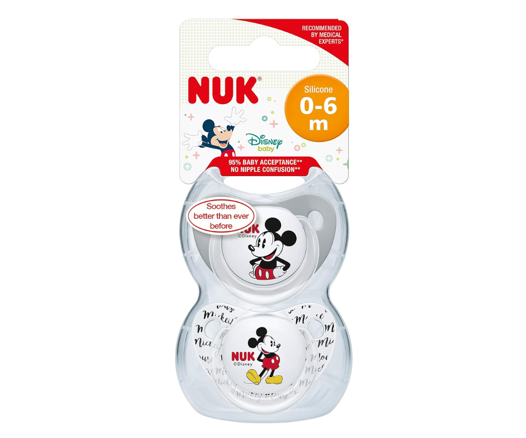 Chupón Trendline 0-6 Meses  Mickey   X2 Nuk