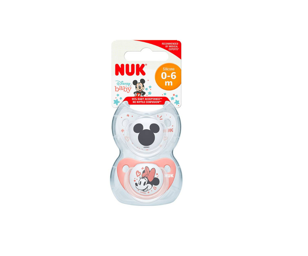 Chupón Trendline 0-6 Meses Minnie  X2 Nuk