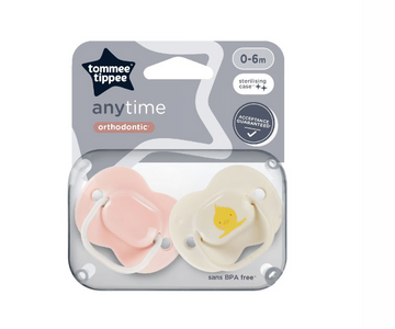 Chupones Anytime 0 - 6M Niña X2 Tommee Tippee