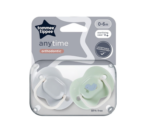 Chupones Anytime 0 - 6M Niño X2 Tommee Tippee