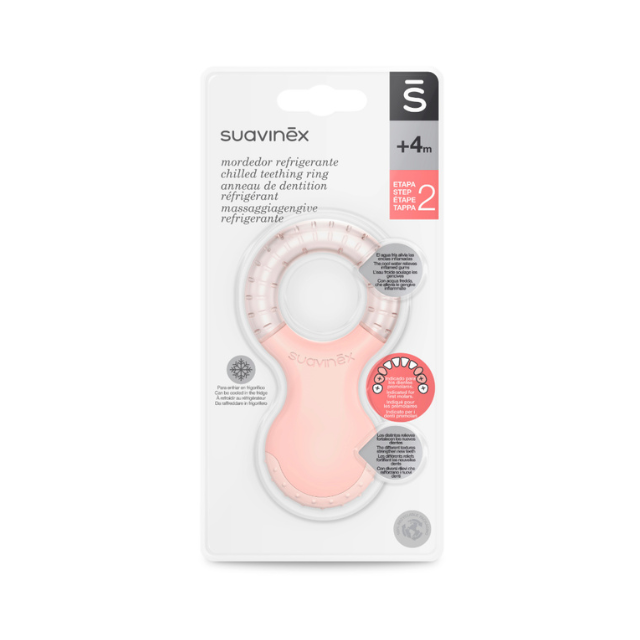 Mordedor de Gel Etapa 2 +4M | Rosado - Suavinex