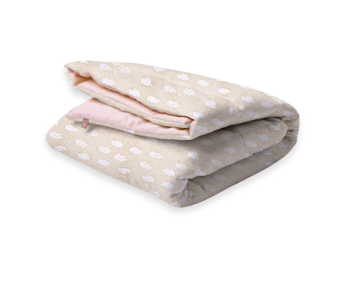 Edredón Cuna Nubes | Beige B4 Baby