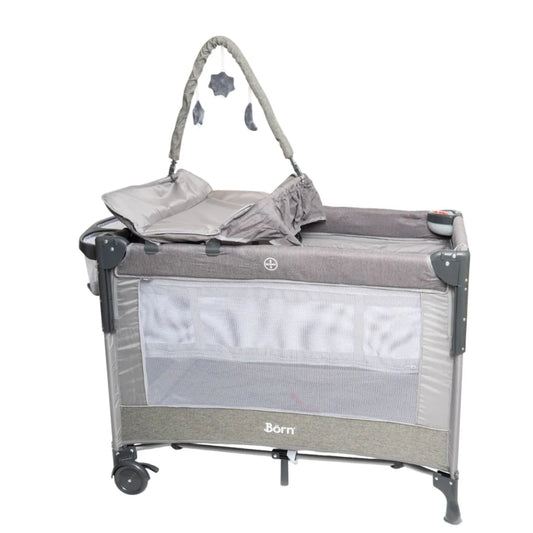 Corral Cuna Y Apego Collyn | Grey Born