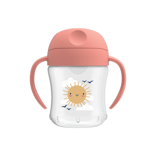 Vaso Con Asas B/ Suave Antiderrame | Rosa - Dr. Browns