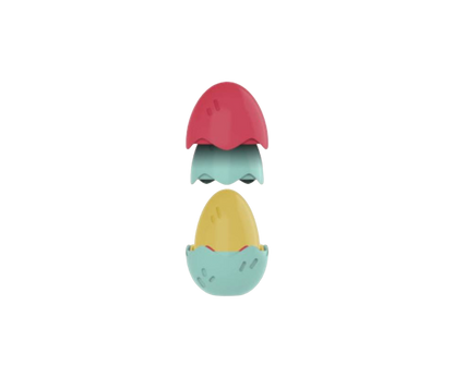 JUGUETE DE BANO HUEVOS DE DINOSAURIO