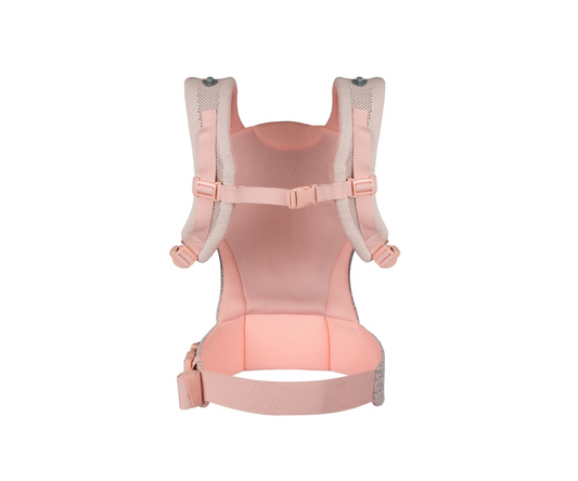Canguro Gwen Hoody Fly Knit Rosado Kikkaboo