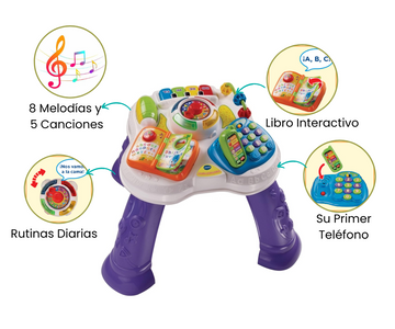 Mesa Parlanchina Mesa De Actividades Bilingue Chicco Mesa