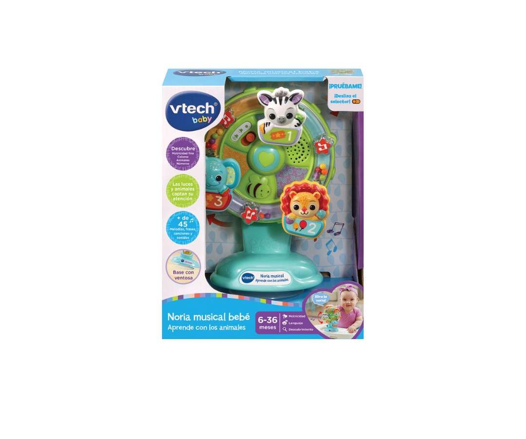 Noria Musical Bebé Aprende Con Los Animales Vtech
