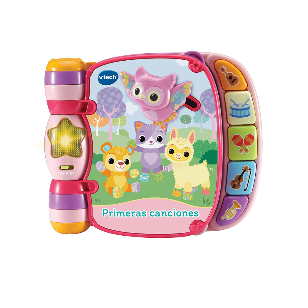 Primeras Canciones Libro Interactivo Para Bebés | Rosa Vtech