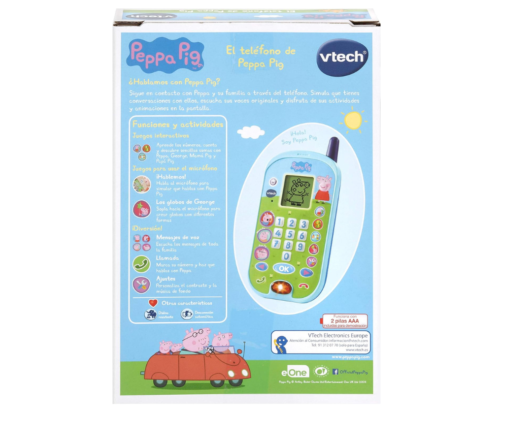 El Teléfono De Peppa Pig  Vtech